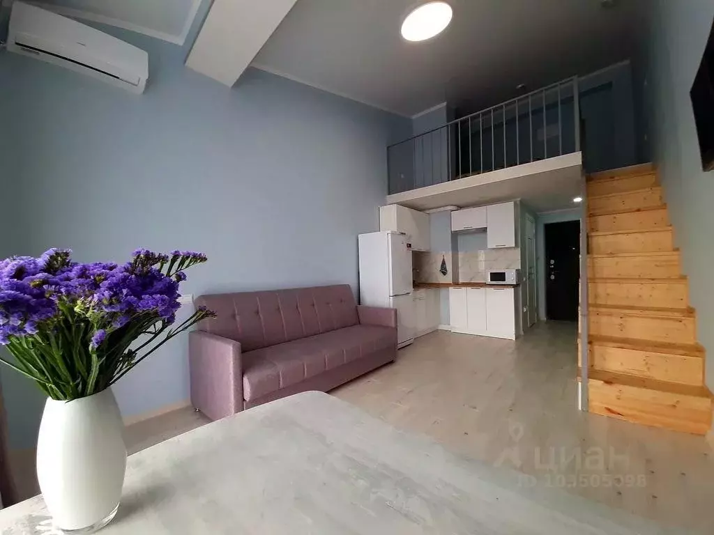 Студия Краснодарский край, Сириус пгт ул. Веселая, 82/1Б (40.0 м) - Фото 0
