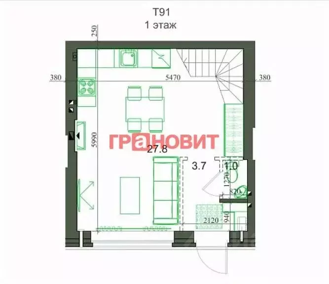 Таунхаус в Новосибирская область, Новосибирский район, Мичуринский ... - Фото 1