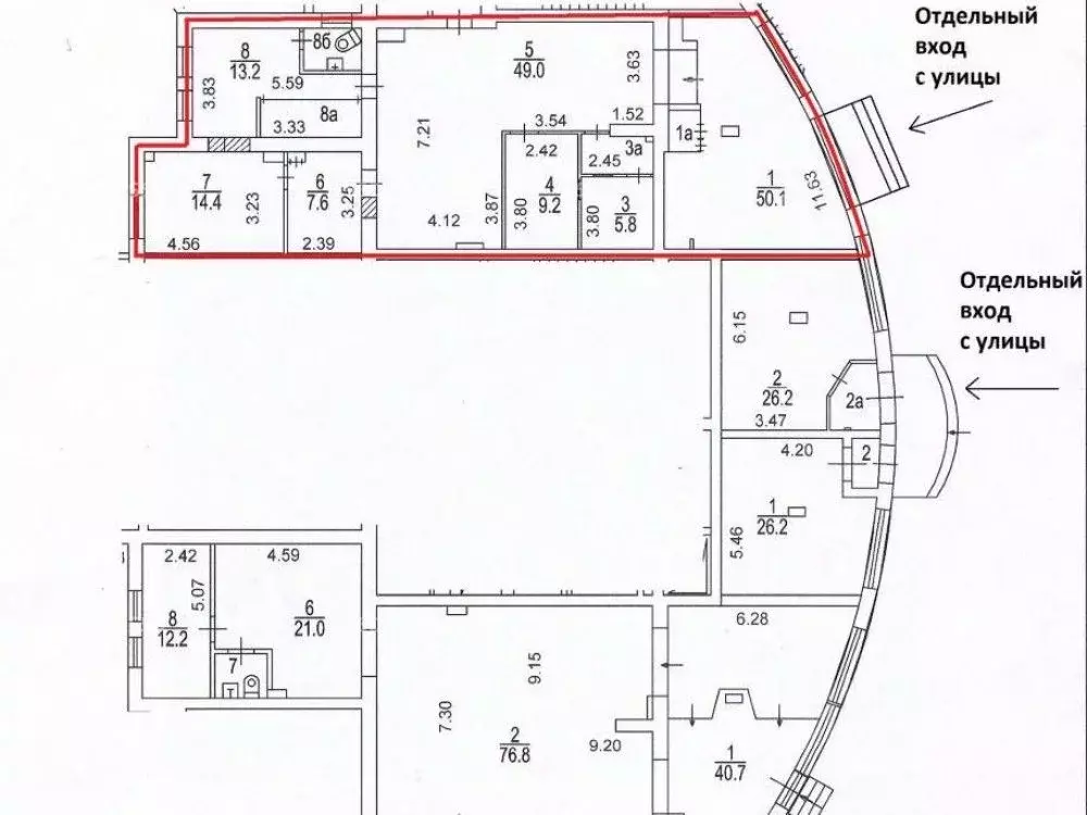Торговая площадь в Москва Азовская ул., 24К2 (146 м) - Фото 1