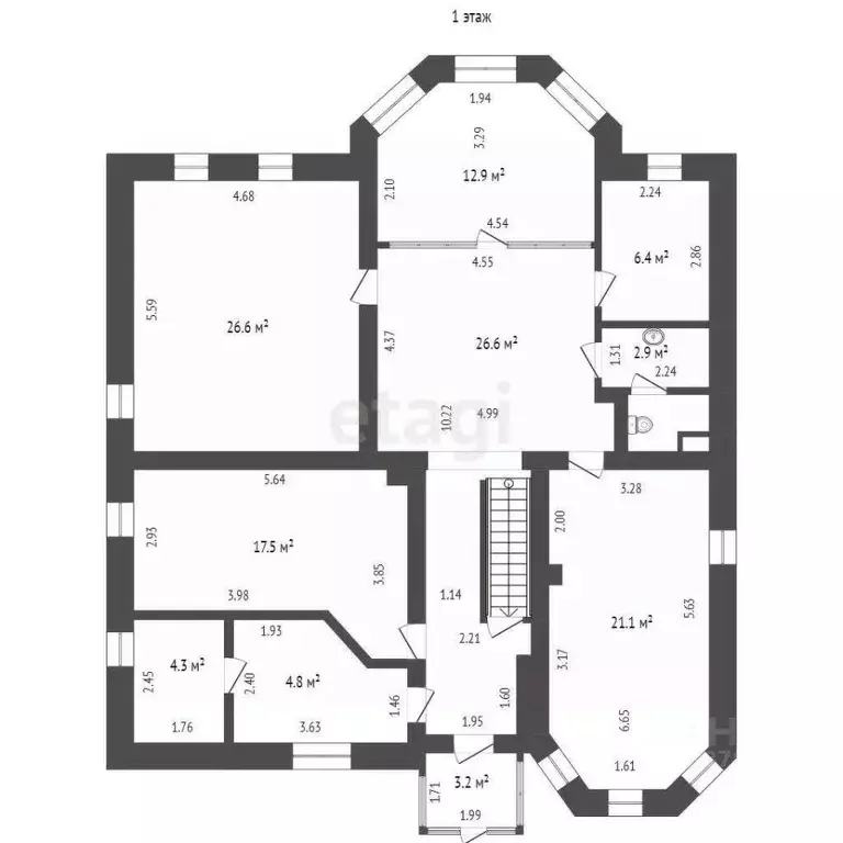 Офис в Ханты-Мансийский АО, Ханты-Мансийск ул. Доронина, 17 (400 м) - Фото 1
