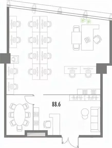 Помещение свободного назначения в Москва 48-й кв-л,  (89 м) - Фото 1