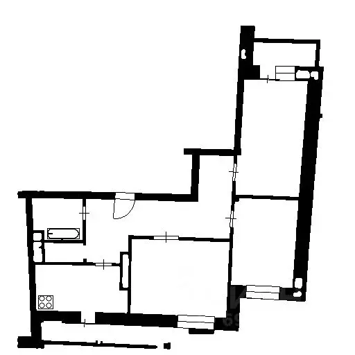 3-к кв. Татарстан, Казань ул. Новоселья, 6 (80.0 м) - Фото 2