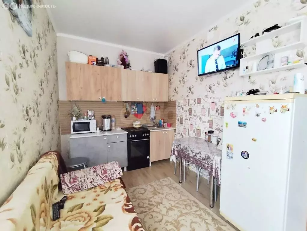 Квартира-студия: село Черёмушки, улица Макаренко, 11 (23.7 м) - Фото 1