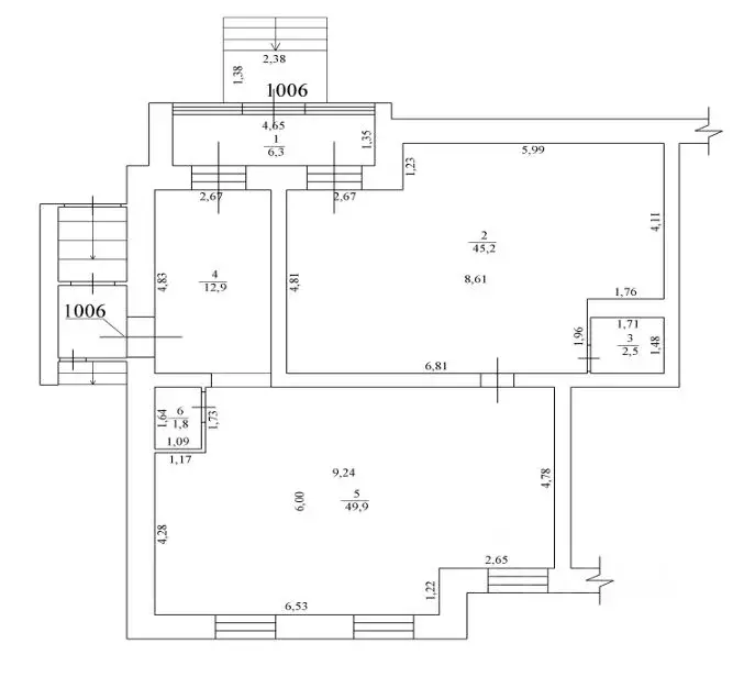 Торговая площадь в Кировская область, Киров ул. Кольцова, 13 (60 м) - Фото 1