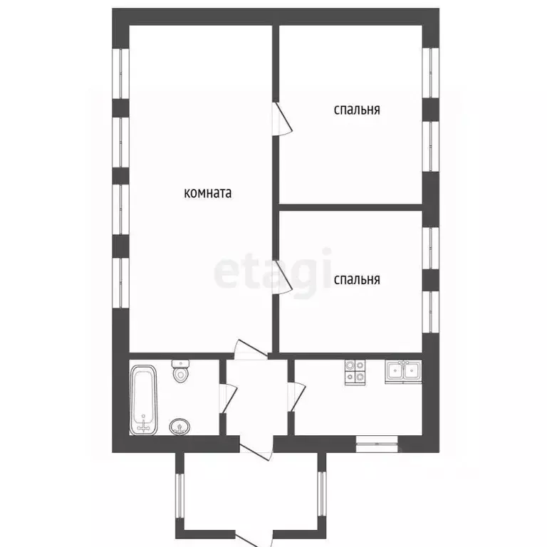 Дом в Ростовская область, Шахты Зенитная ул. (63 м) - Фото 2