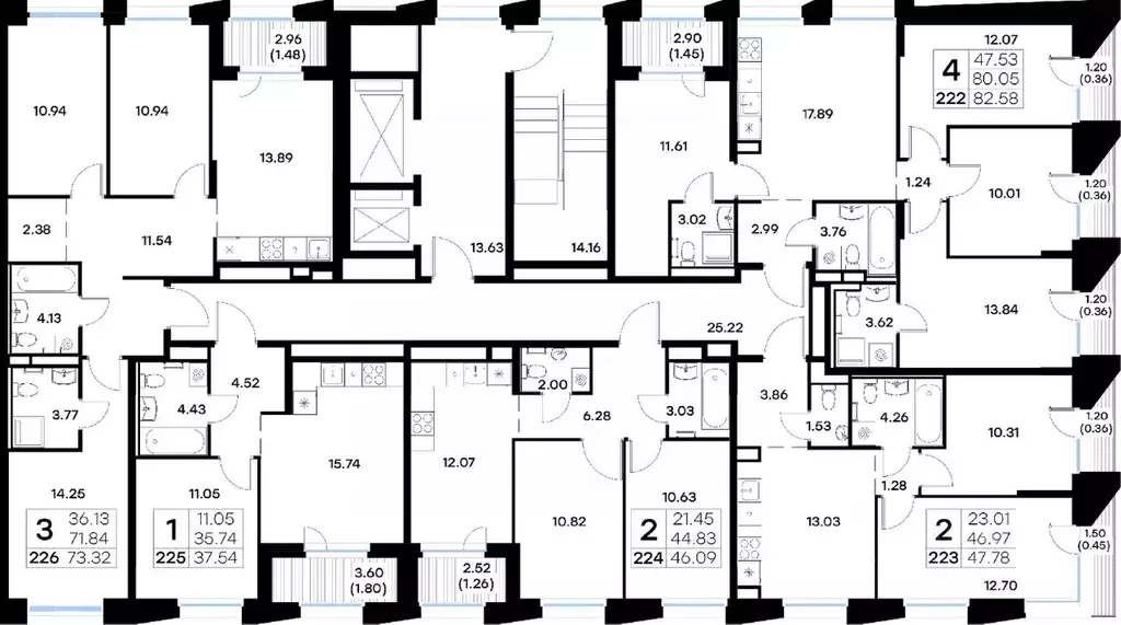 4-к кв. Татарстан, Казань ул. Профессора Мухамедьярова (82.58 м) - Фото 2
