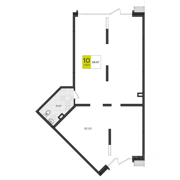 Торговая площадь в Краснодарский край, Краснодар пос. Березовый, ул. ... - Фото 1