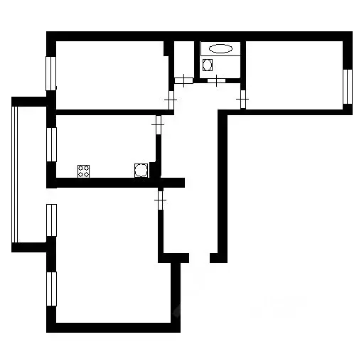 3-к кв. Тульская область, Тула Гоголевская ул., 76 (80.4 м) - Фото 1