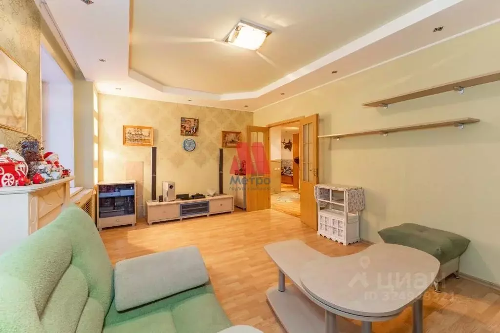 3-к кв. Ярославская область, Ярославль ул. Курчатова, 9к2 (91.0 м) - Фото 2