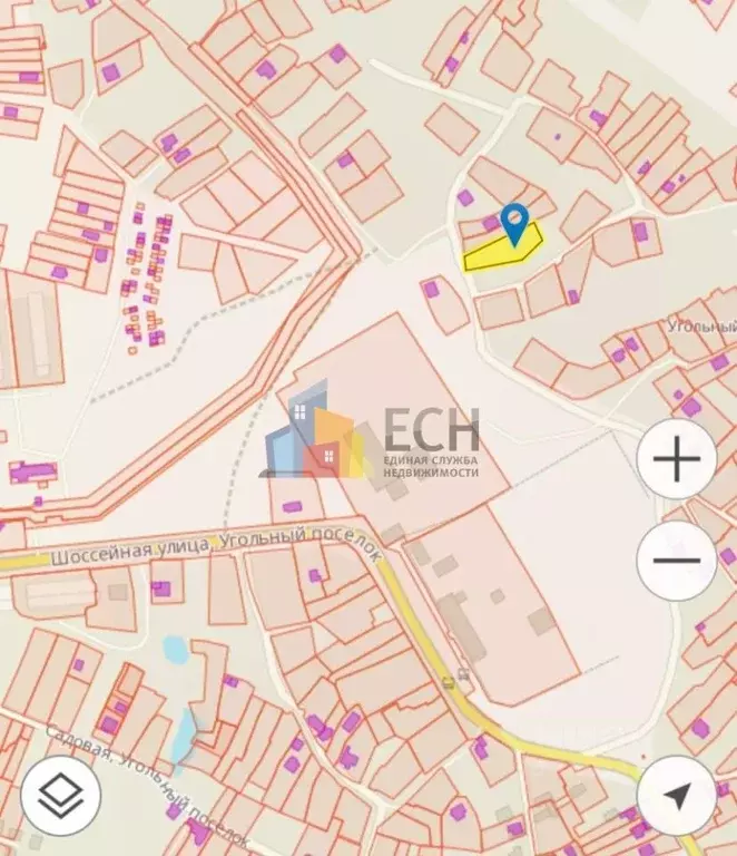 Участок в Тульская область, Тула пос. Скуратовский, пос. Угольный, 1-й ... - Фото 2