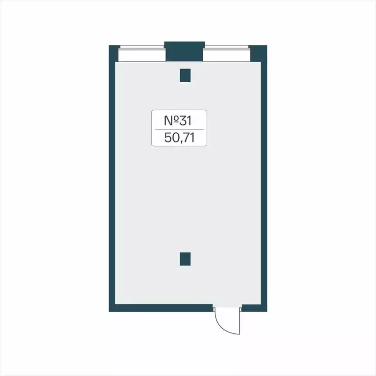 Помещение свободного назначения (50.71 м) - Фото 2