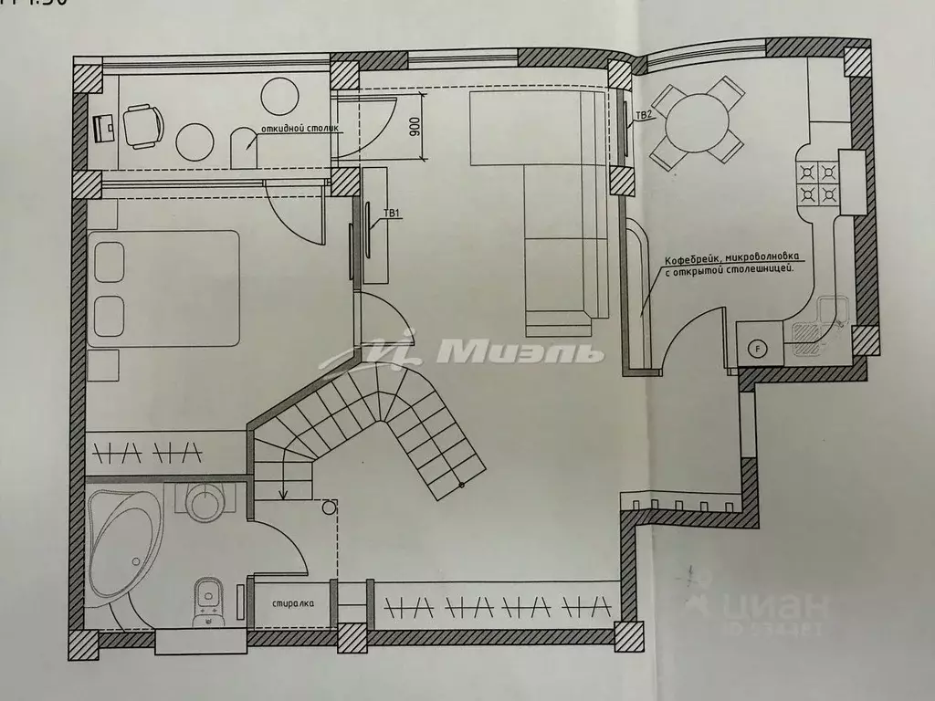 2-к кв. Крым, Симферополь ул. Камская, 31 (71.4 м) - Фото 2