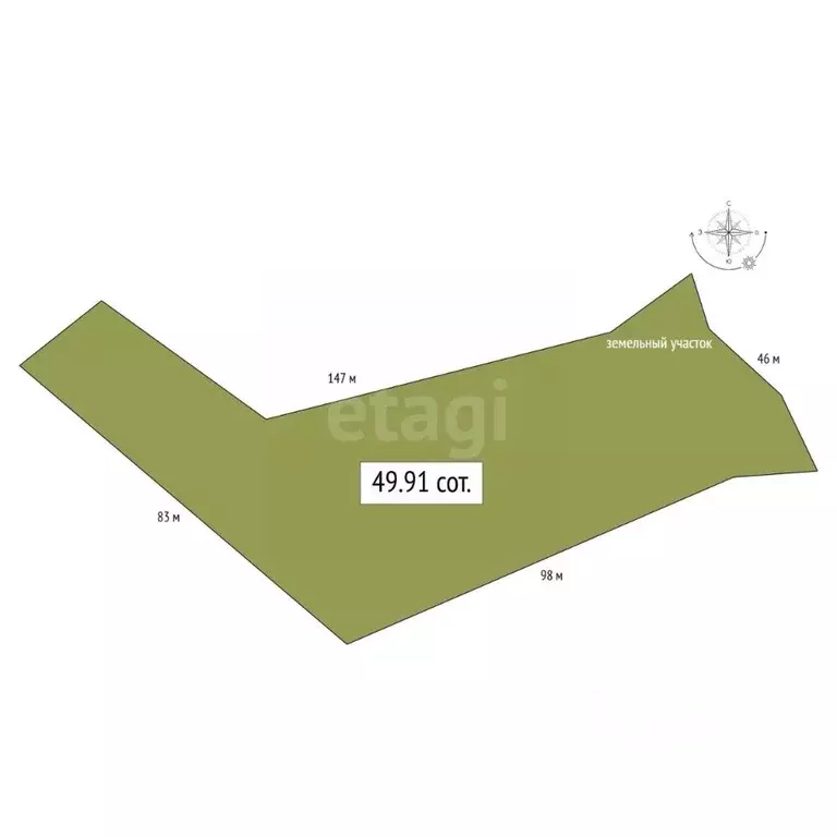 Участок в Алтай, Улаганский район, с. Чибит  (49.91 сот.) - Фото 2