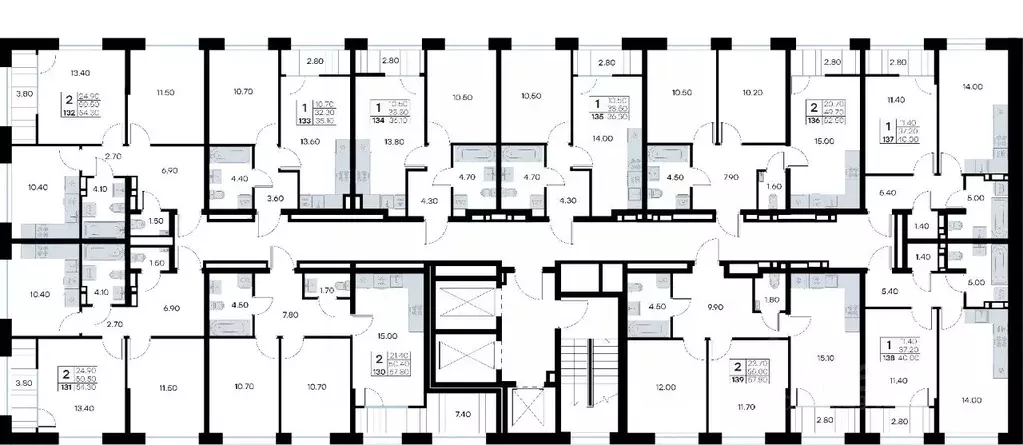 1-к кв. Приморский край, Владивосток ул. Нейбута, 135 (40.0 м) - Фото 2