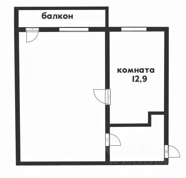 Комната Краснодарский край, Геленджик ул. Орджоникидзе, 9А (12.0 м) - Фото 2