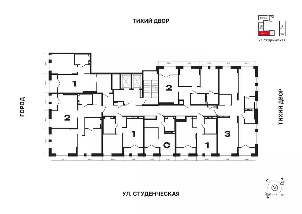 2-к кв. Свердловская область, Екатеринбург Втузгородок жилрайон, ... - Фото 1