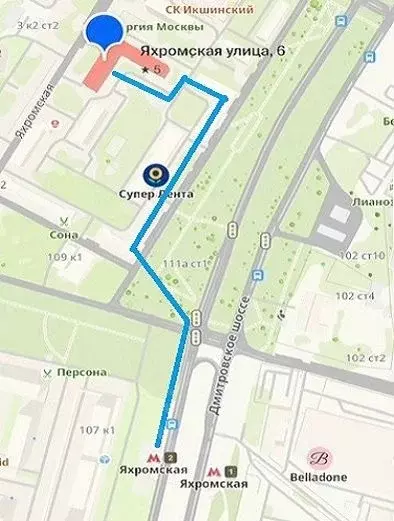 1-к кв. Москва Яхромская ул., 6 (38.9 м) - Фото 2