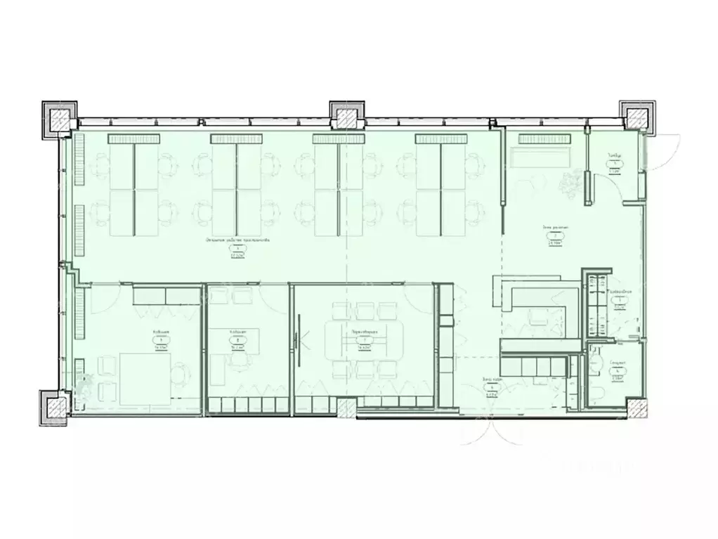 Офис в Москва Крылатская ул., 17к2 (190 м) - Фото 2