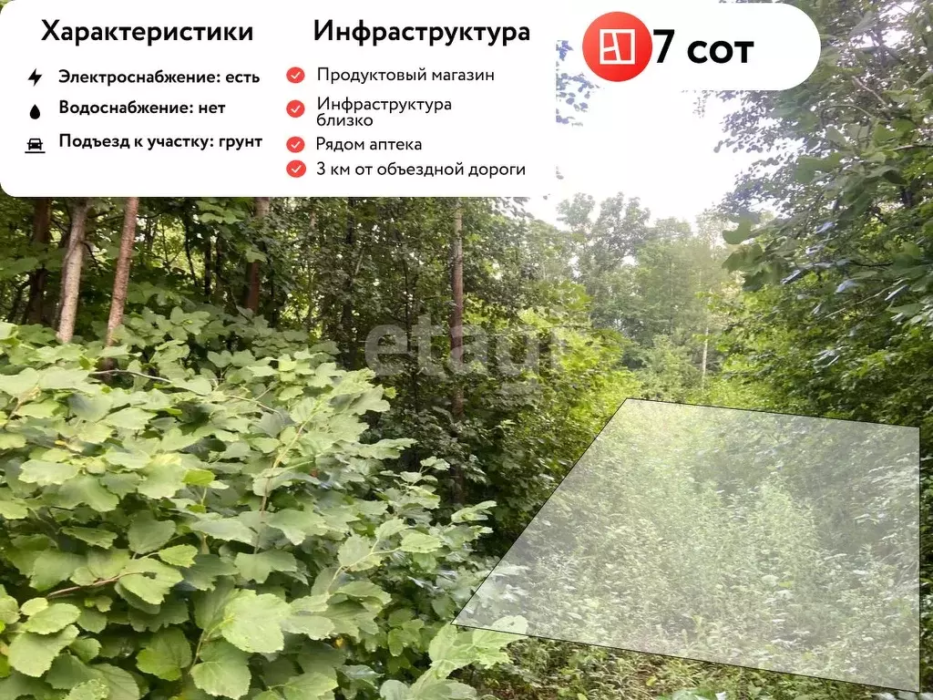 Участок в Хабаровский край, Хабаровский район, с. Корсаково-2 Дачная ... - Фото 0