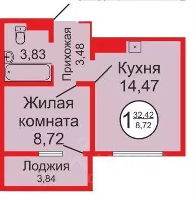 2-к кв. Оренбургская область, Оренбург Уральская ул., 2/19 (33.0 м) - Фото 0