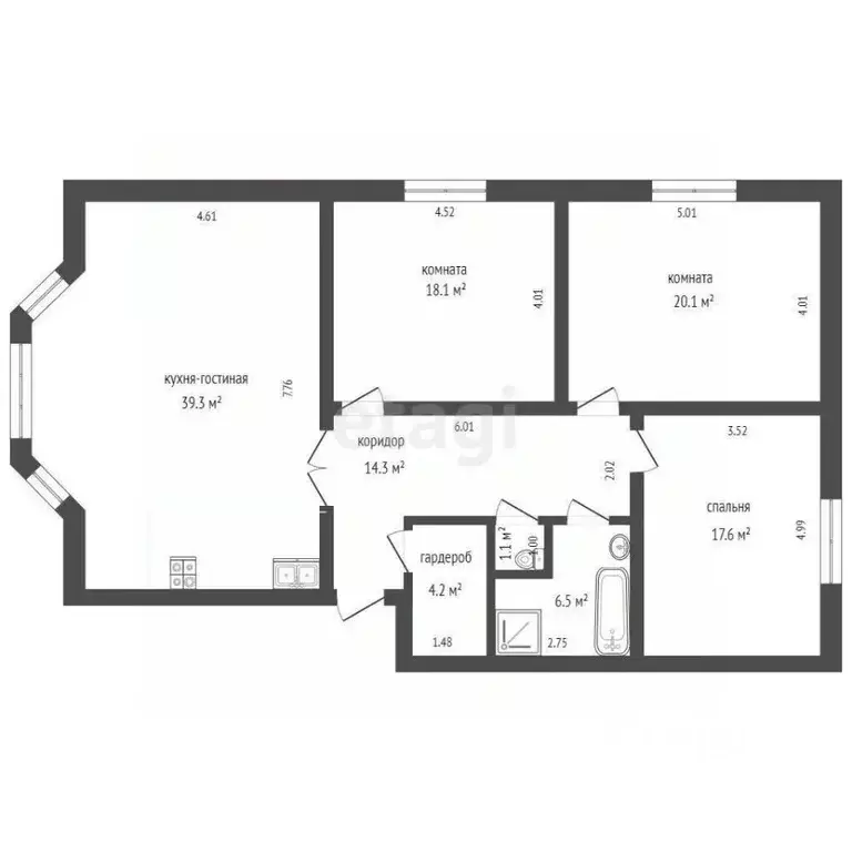 Таунхаус в Московская область, Балашиха Щитниково кв-л, 29Б (125 м) - Фото 1