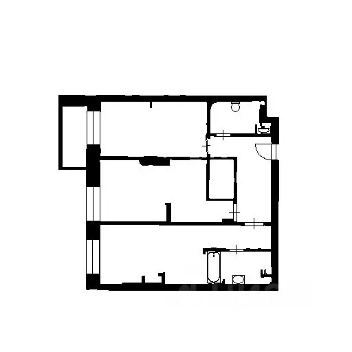 2-к кв. Москва Шелепихинская наб., 34к2 (71.5 м) - Фото 2