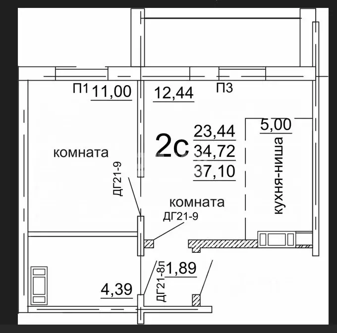 2-к кв. челябинская область, челябинск ул. дмитрия неаполитанова, 48 . - Фото 1