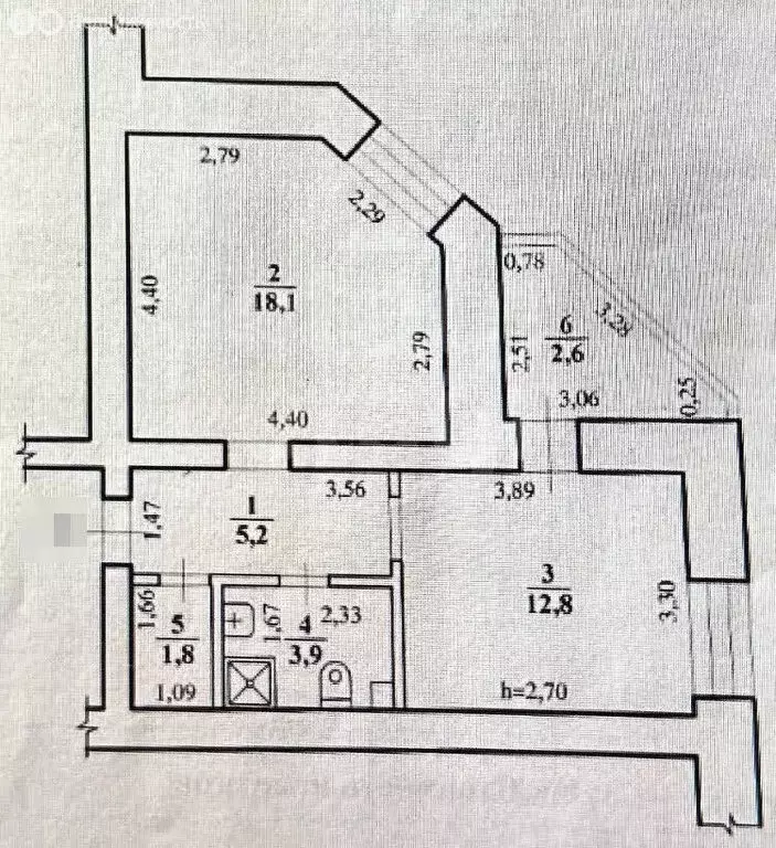 1-комнатная квартира: Чита, улица Подгорбунского, 37 (44.4 м) - Фото 1