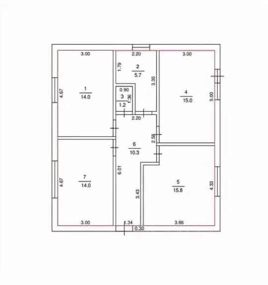 Дом в Севастополь ш. Монастырское, 37Е/3 (81 м) - Фото 2