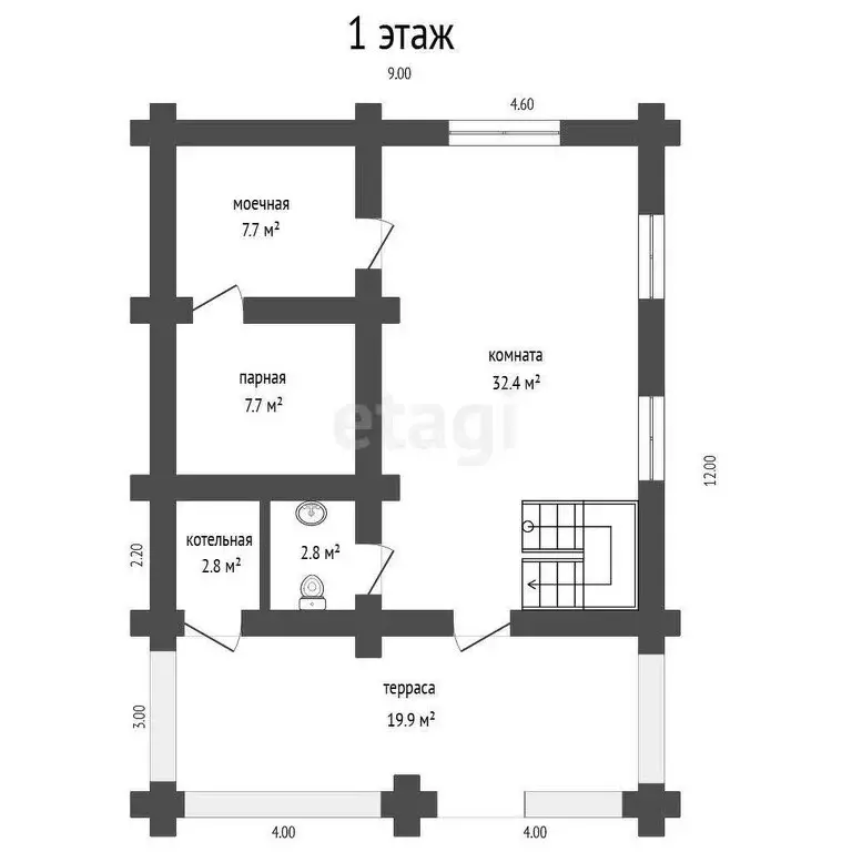 Участок в Тюменский муниципальный округ, деревня Ушакова, коттеджный ... - Фото 1