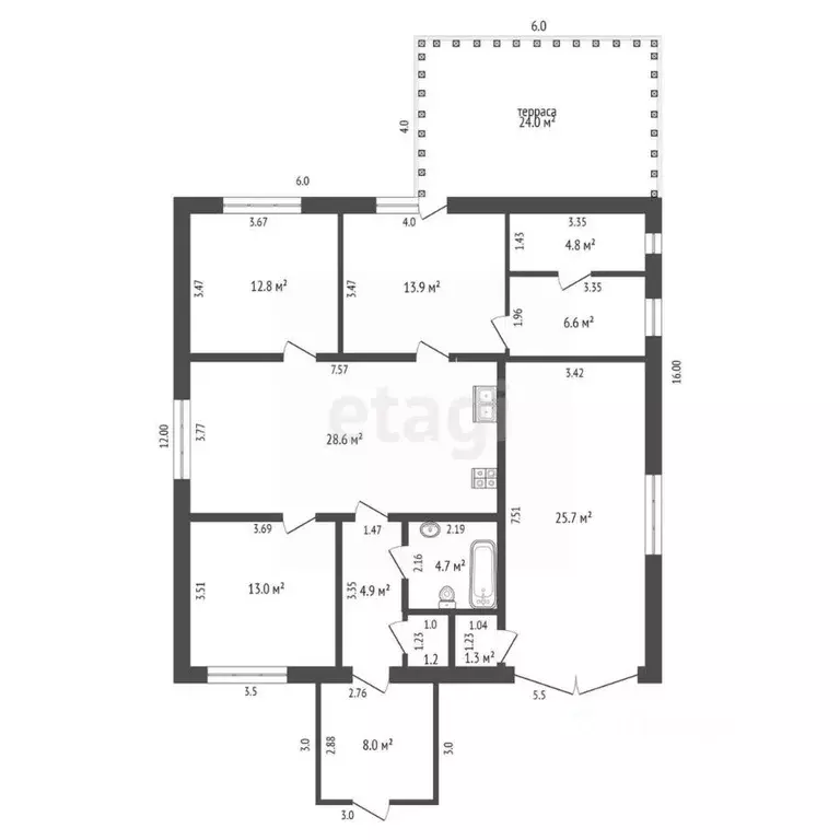 Дом в Тюменская область, Тюмень проезд Бахчисарайский (156 м) - Фото 2