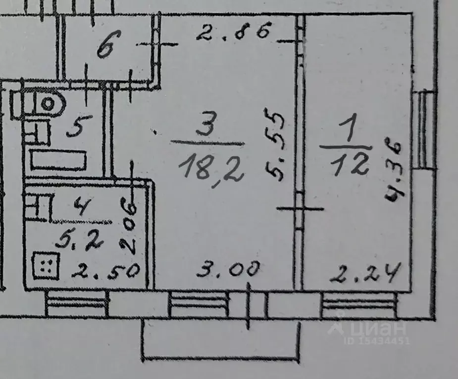 2-к кв. Псковская область, Псков ул. Льва Толстого, 20А (41.1 м) - Фото 2