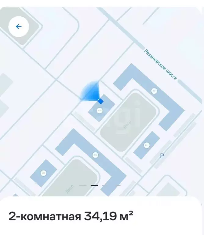 2-к кв. Москва ул. Алхимовская, 1к2 (34.19 м) - Фото 1