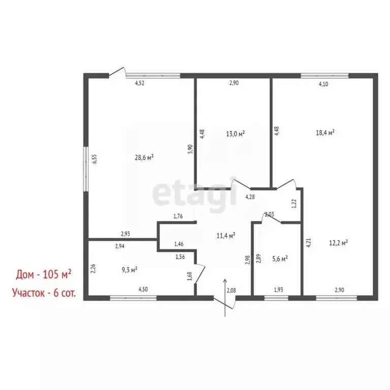 Дом в Свердловская область, Полевской муниципальный округ, с. ... - Фото 2