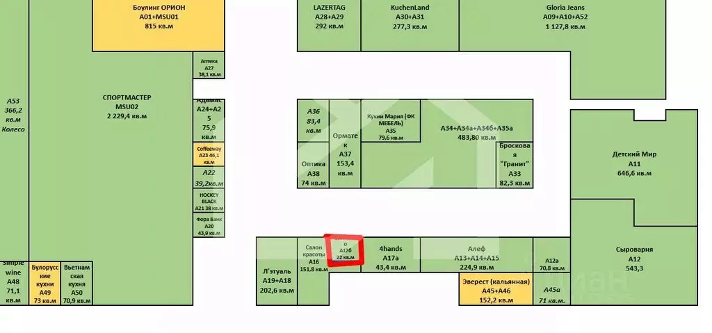 Торговая площадь в Москва Дубравная ул., 51с1 (20 м) - Фото 2