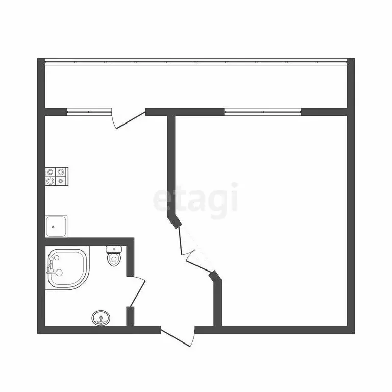 1-комнатная квартира: Тула, улица Пузакова, 19 (45 м) - Фото 0