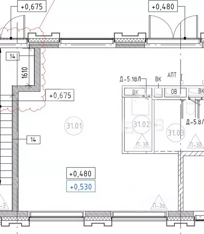 Помещение свободного назначения в Москва ул. Борисовские Пруды, 3К2 ... - Фото 2
