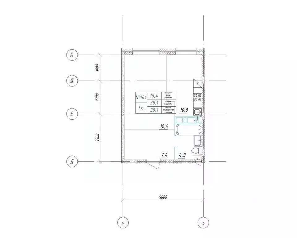 1-к кв. Приморский край, Большой Камень ул. Ленина, 14 (38.1 м) - Фото 1