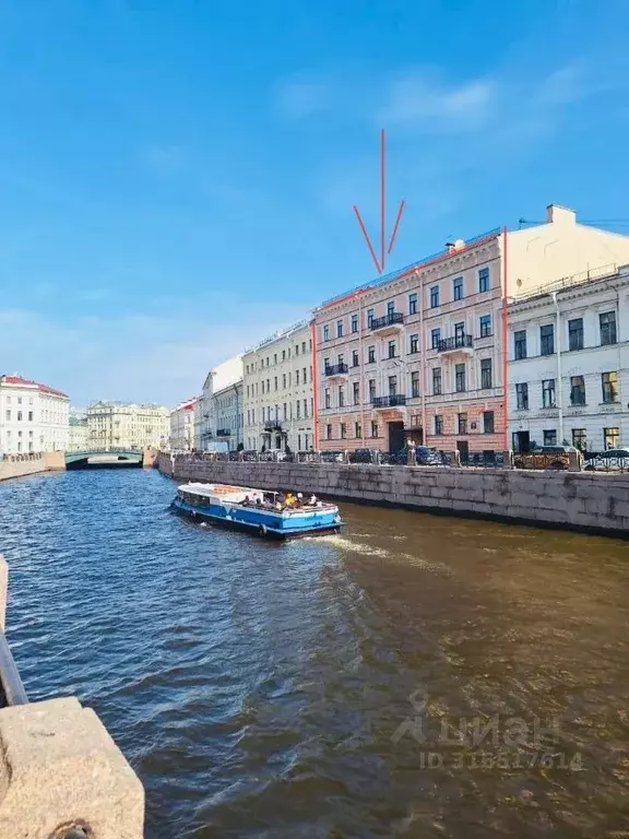 2-к кв. Санкт-Петербург наб. Реки Мойки, 28 (66.0 м) - Фото 0