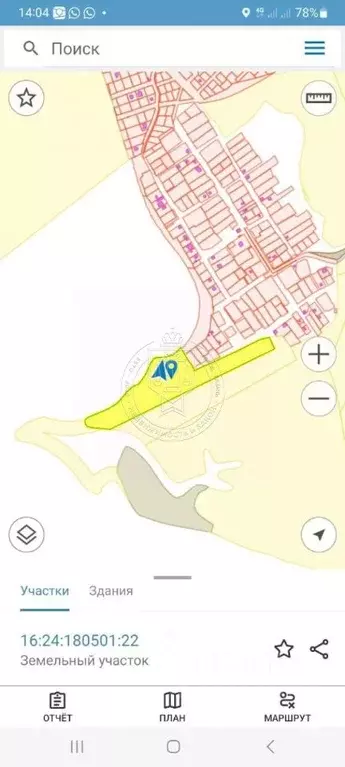 Участок в Татарстан, Лаишевский район, Куюковское с/пос, с. ... - Фото 2