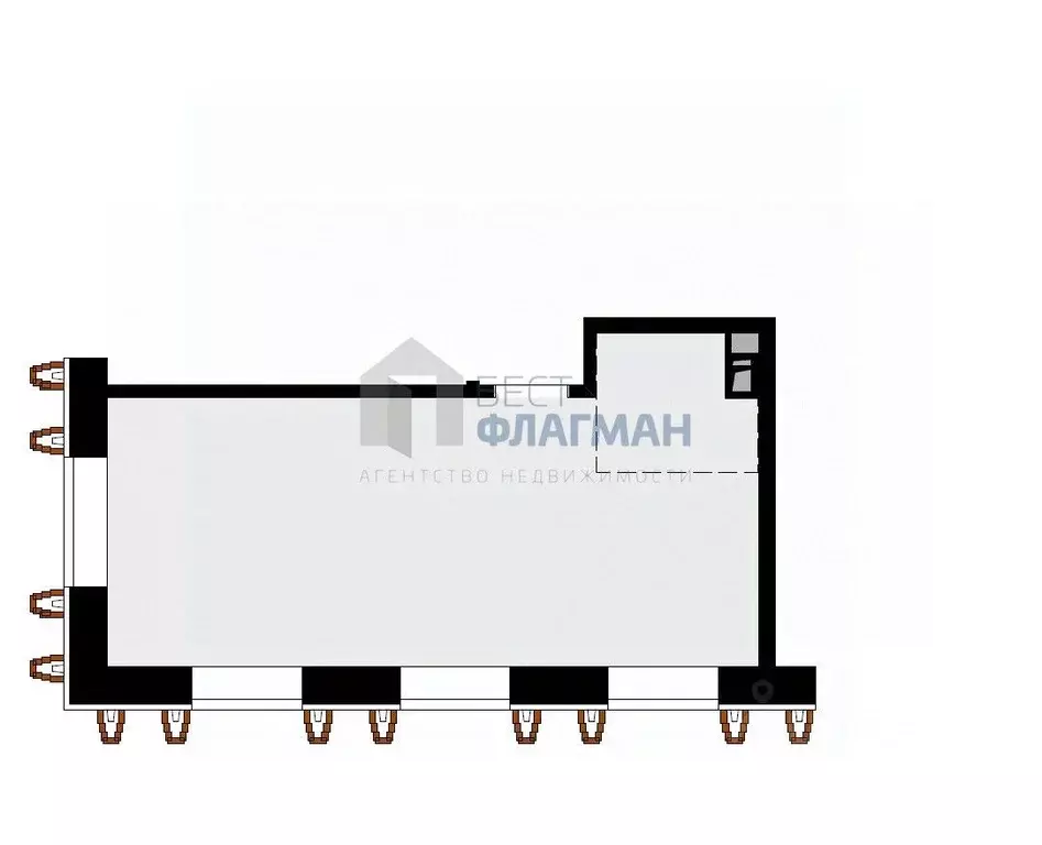 Помещение свободного назначения в Москва Выборгская ул., 18 (54 м) - Фото 2