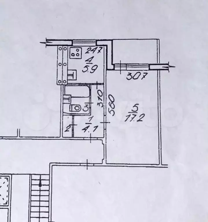1-к. квартира, 31 м, 9/9 эт. - Фото 0