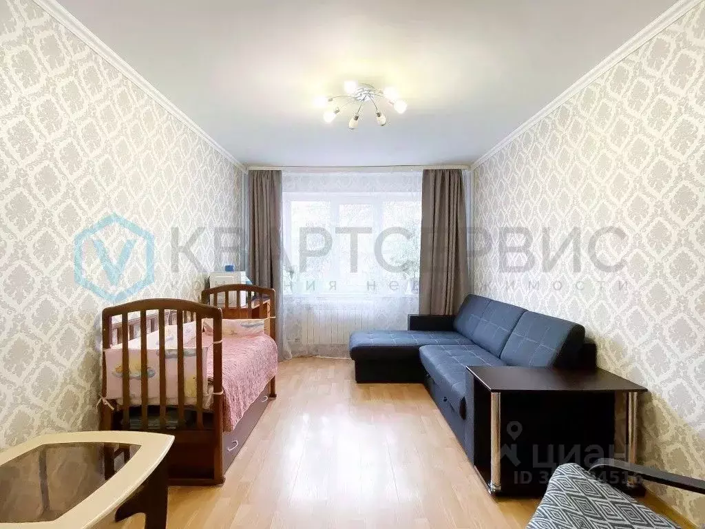 1-к кв. Омская область, Омск Парковый мкр, ул. Фугенфирова, 4 (29.7 м) - Фото 1