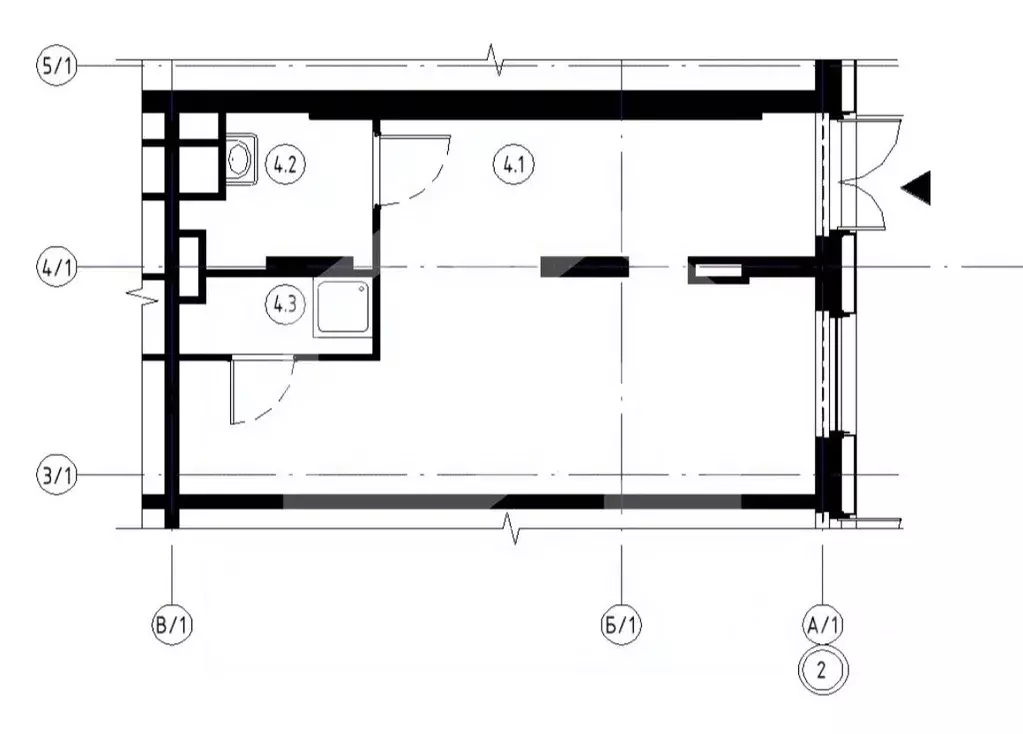Помещение свободного назначения в Москва 3-я Гражданская ул., 1 (50 м) - Фото 2