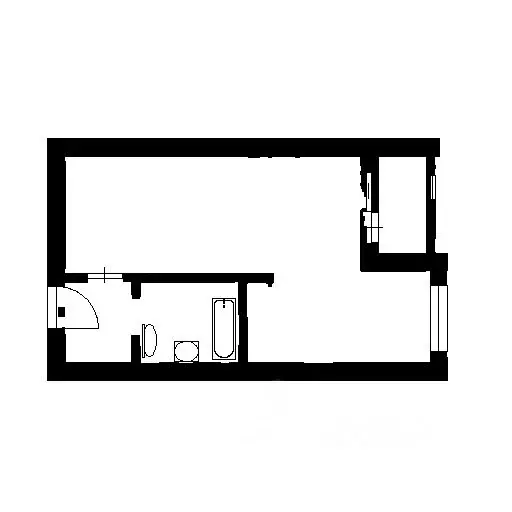 1-к кв. Башкортостан, Уфа бул. Давлеткильдеева, 5 (31.0 м) - Фото 2