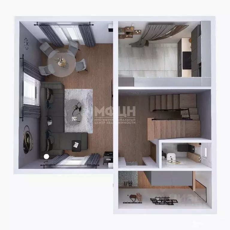 Дом в Карелия, Прионежский район, пос. Новая Вилга Туоми жилой ... - Фото 2