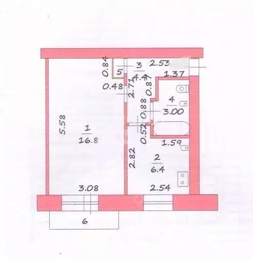 1-к кв. Марий Эл, Йошкар-Ола ул. Мышино, 5 (32.0 м) - Фото 1