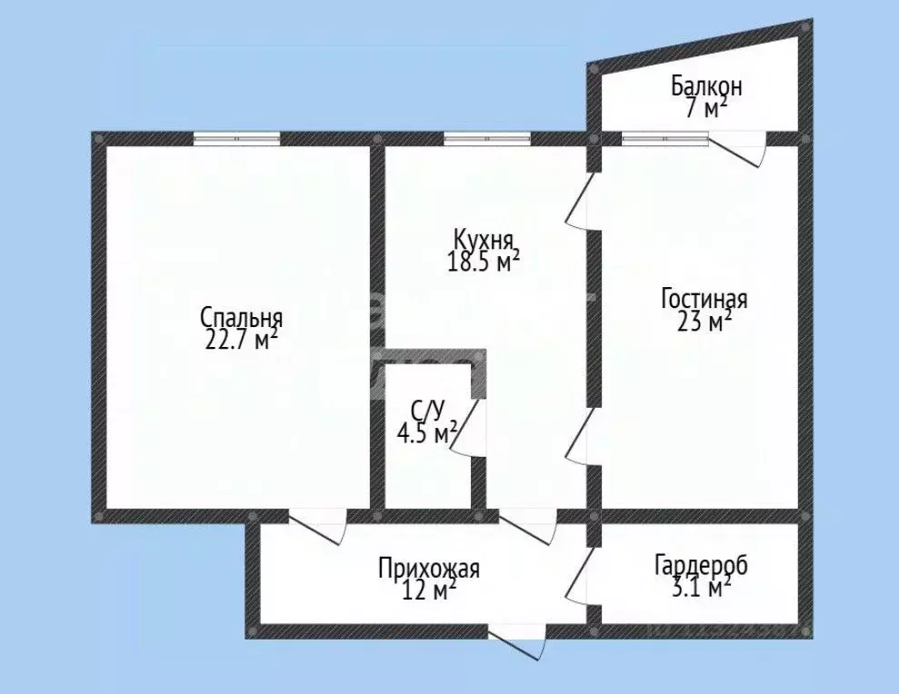 2-к кв. Дагестан, Махачкала просп. Насрутдинова, 55Б (97.0 м) - Фото 2