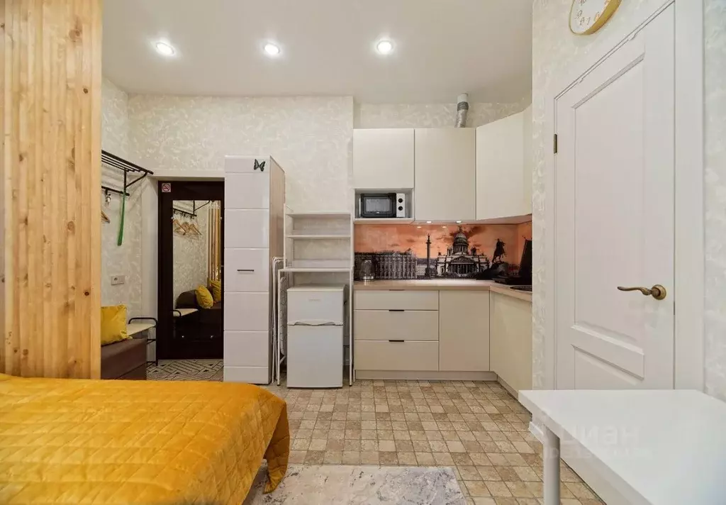 Студия Санкт-Петербург Гончарная ул., 11а (18.0 м) - Фото 1