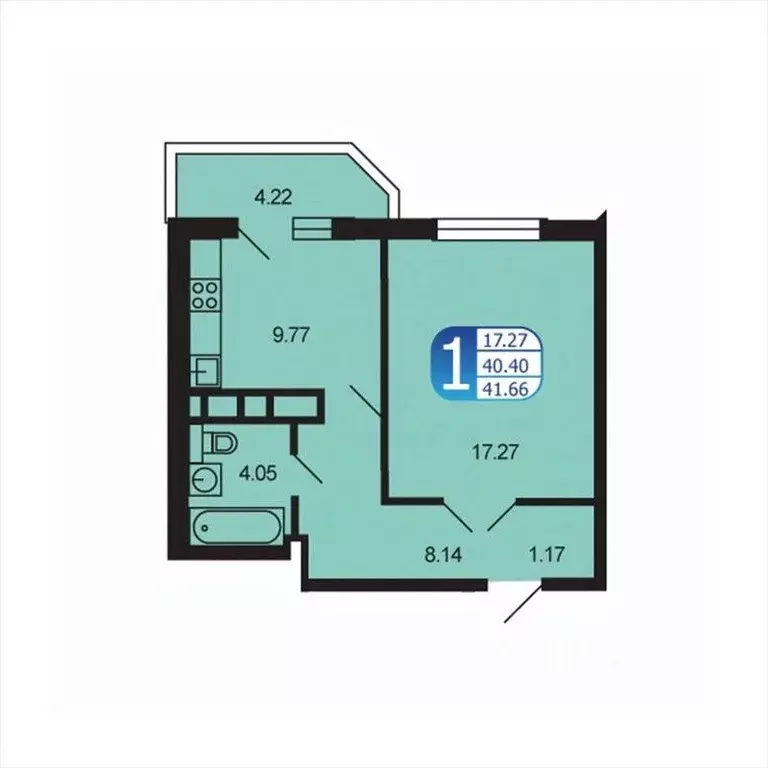 1-к кв. Московская область, Рузский муниципальный округ, Тучково пгт ... - Фото 1